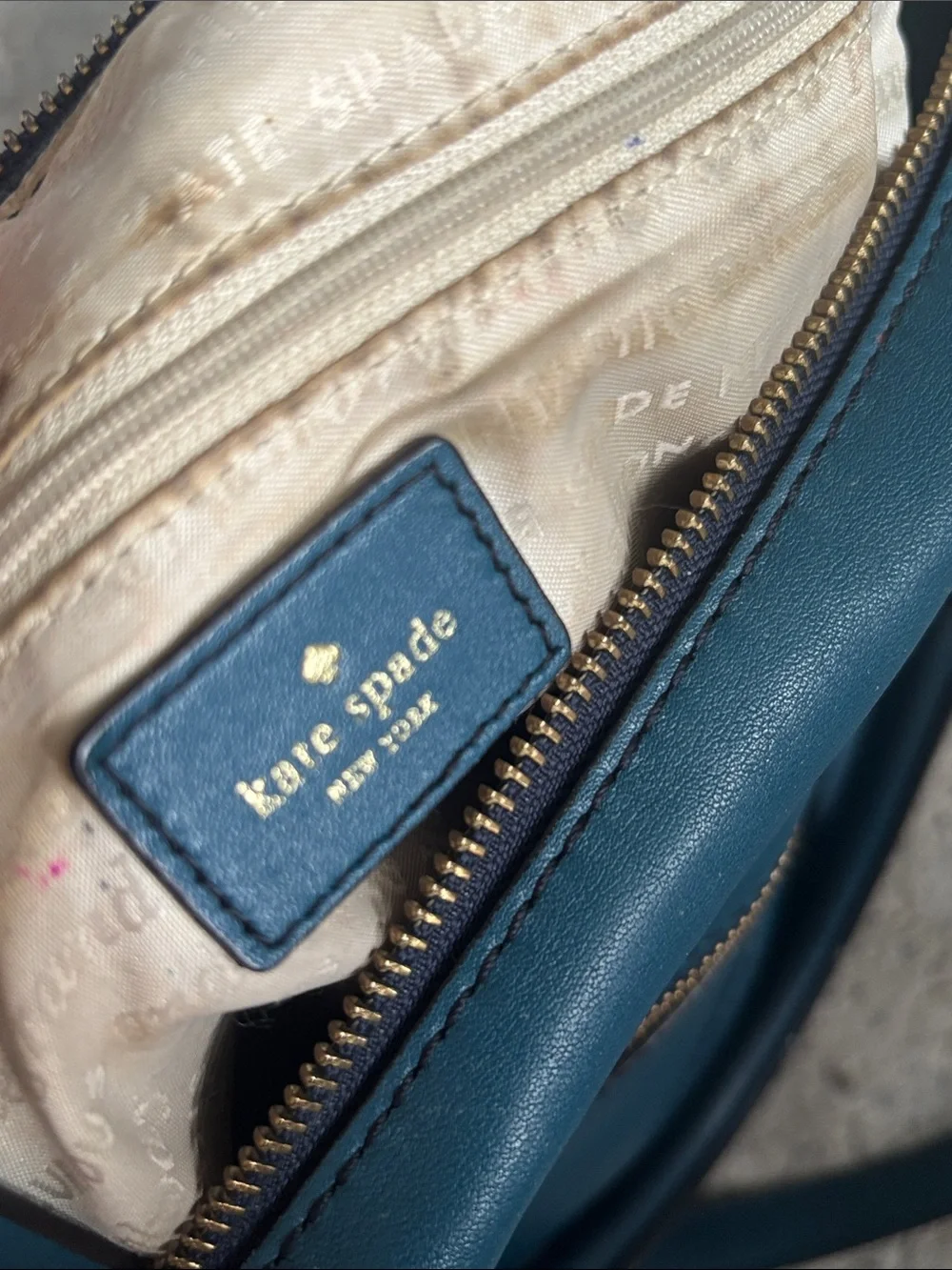 kate spade leather satchel